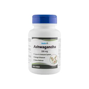 Ashwagandha supplement with glutamic