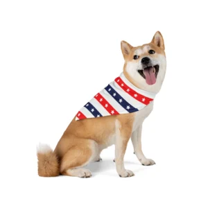Red Blue Pet Bandana
